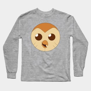 Owl Face Long Sleeve T-Shirt